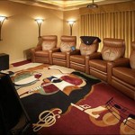 Coto de Caza - home theater room