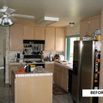 Typical tract built kitchen before updating